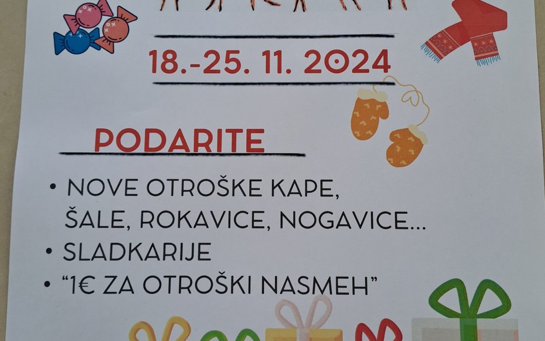 Dobrodelni teden “ZA OTROŠKI NASMEH”